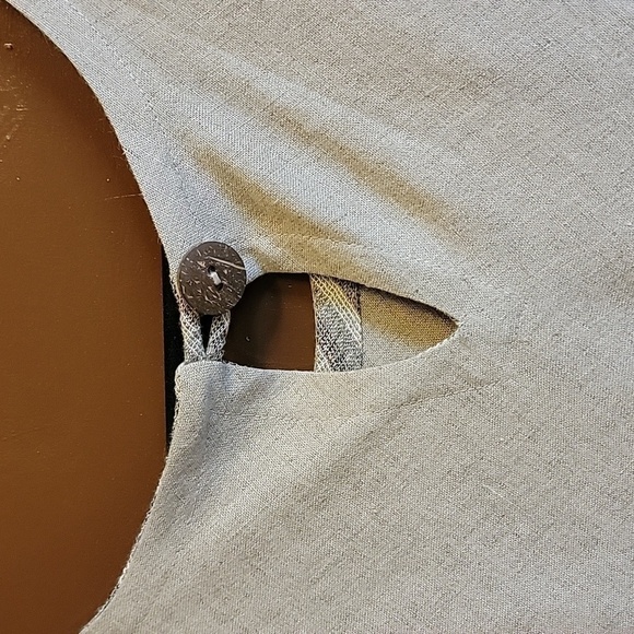 Coco+Juan-Linen blend tan colored sleeveless maxi dress 3X. NWT. - Picture 10 of 12